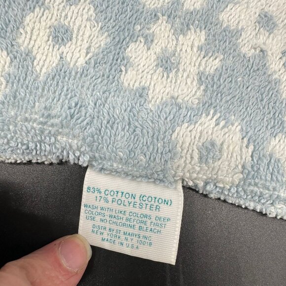 Vintage Washcloths Flower Power Pastel Daisy Floral Bathroom St Marys USA 1970s - Picture 6 of 9
